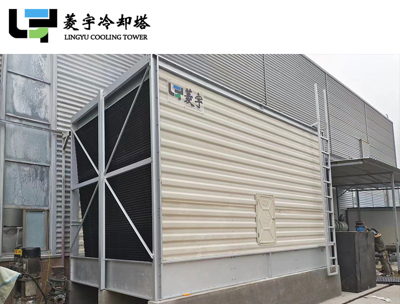 安徽亳州菱宇LYH--300吨方形横流式钣金冷却塔