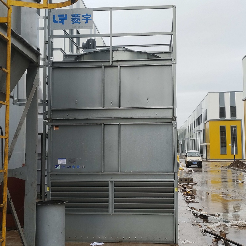 河南开封菱宇方形逆流式钢板冷却塔整体分层出货,现场螺丝拼接 河南开封菱宇方形逆流式钢板冷却塔整体分层出货,现场螺丝拼接