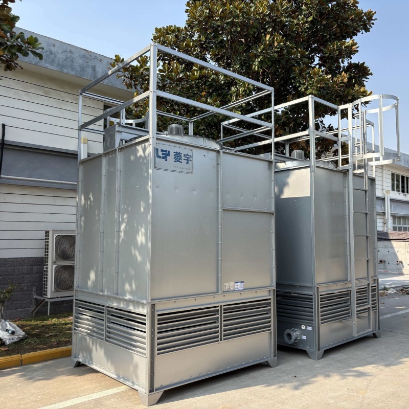 河南周口菱宇方形逆流车载式钢板冷却塔整机出货 河南周口菱宇方形逆流车载式钢板冷却塔整机出货